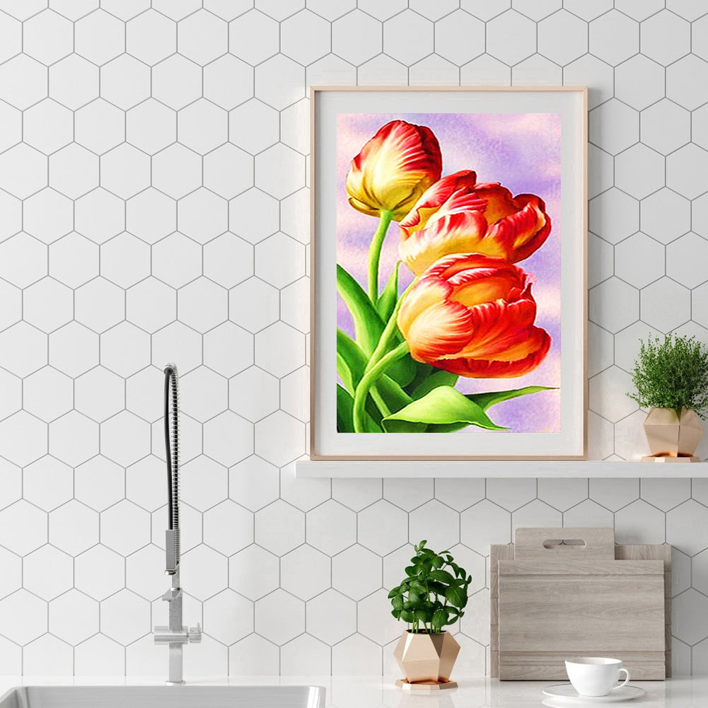 Tulip - Full Round Drill Diamond Painting 30*40CM