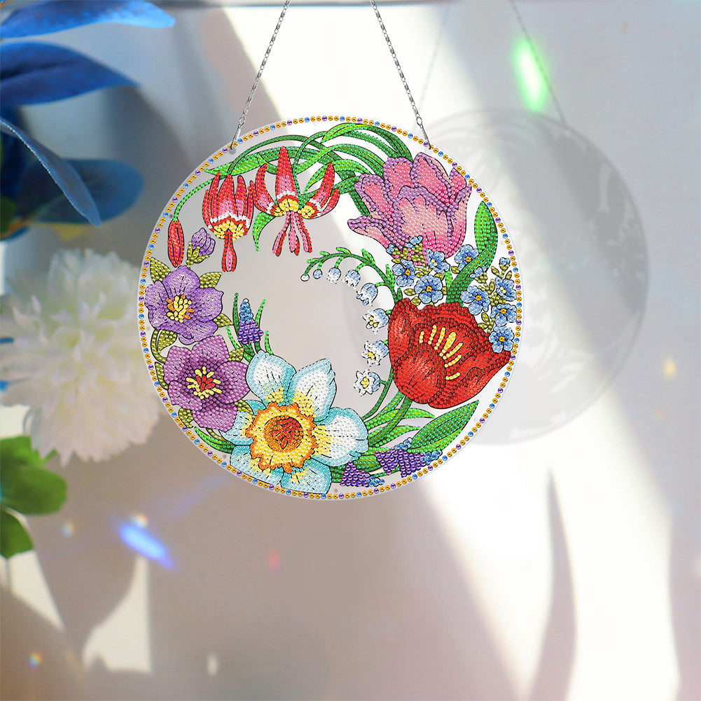 5D Floral Animal Pendant Cute DIY Packing Decor for House Decoration Craft Gifts