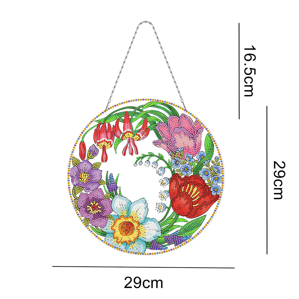 5D Floral Animal Pendant Cute DIY Packing Decor for House Decoration Craft Gifts