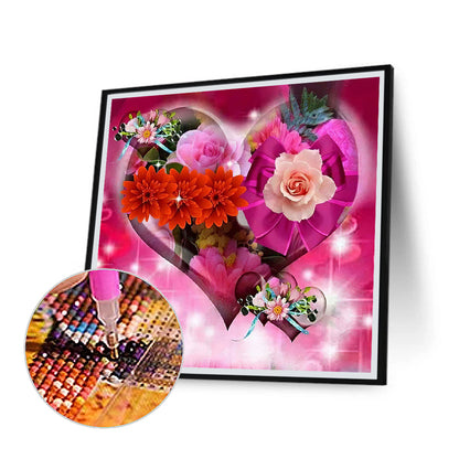 Love Rose - Full Square Drill Diamond Painting 30*30CM