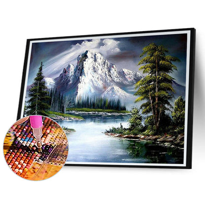 Alpine Forest - Full Round Drill Diamond Painting 60*50CM