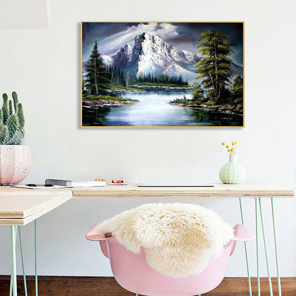 Alpine Forest - Full Round Drill Diamond Painting 60*50CM