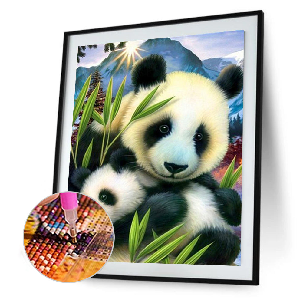 Panda - Full Round Drill Diamond Painting 30*40CM