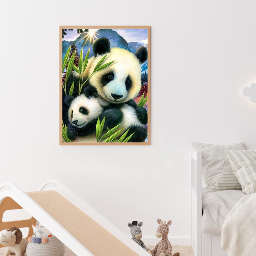 Panda - Full Round Drill Diamond Painting 30*40CM