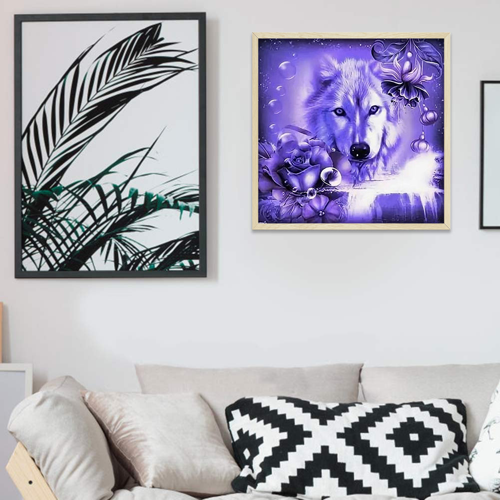Wolf - Full Round Drill Diamond Painting 40*40CM