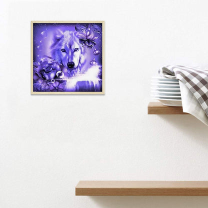 Wolf - Full Round Drill Diamond Painting 40*40CM