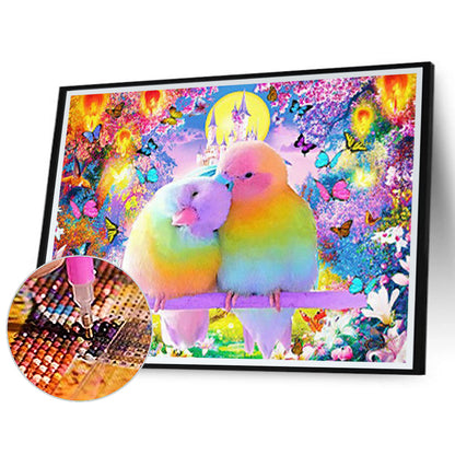 Parrot - Full Round Drill Diamond Painting 50*40CM