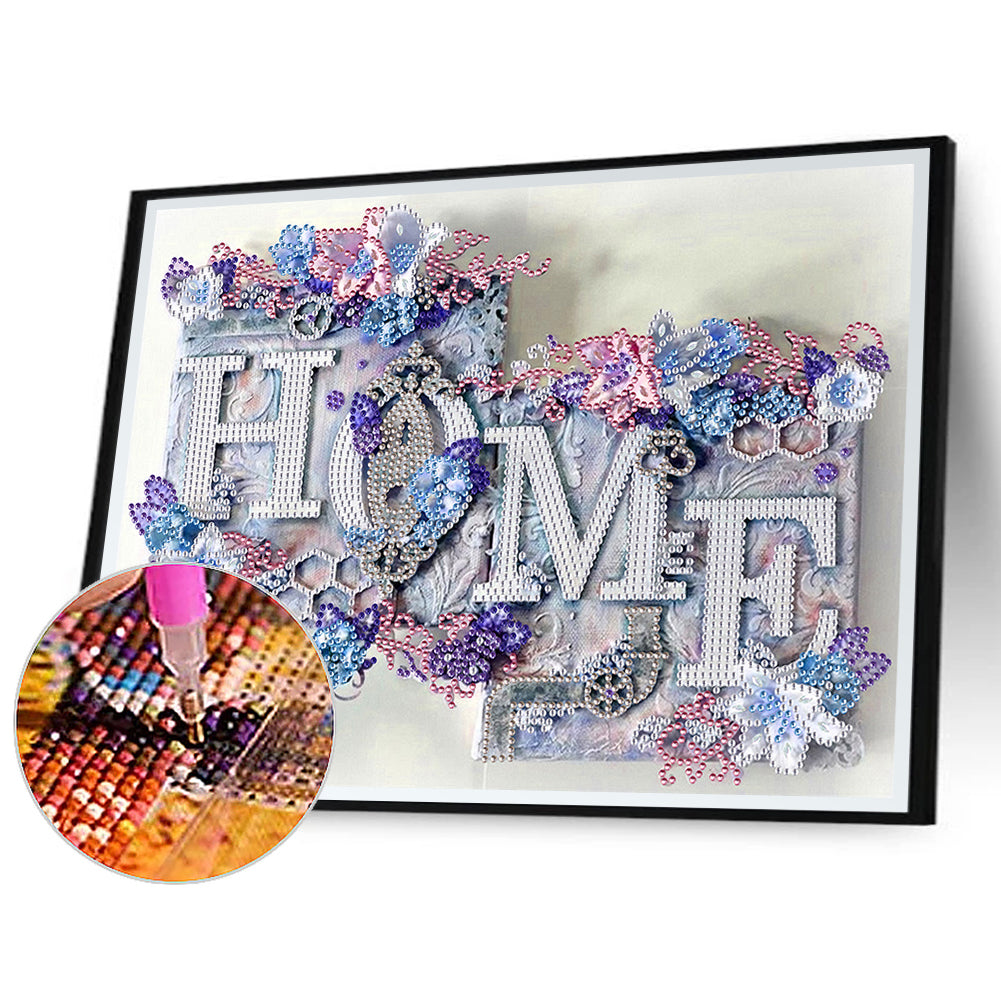 Home - Special Shaped Drill Diamond Painting 40*30CM
