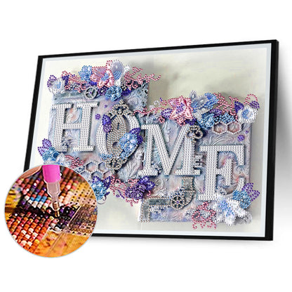 Home - Special Shaped Drill Diamond Painting 40*30CM