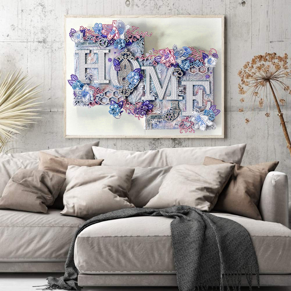 Home - Special Shaped Drill Diamond Painting 40*30CM