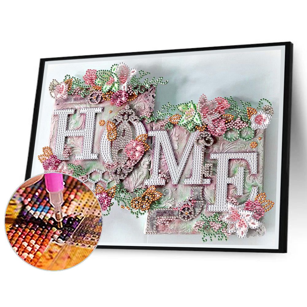Home - Special Shaped Drill Diamond Painting 40*30CM