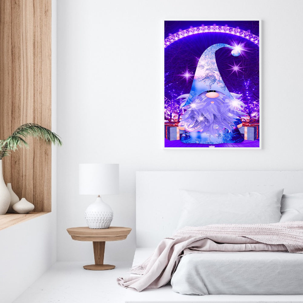 Colorful Ferris Wheel Goblin - Full Round Drill Diamond Painting 30*40CM