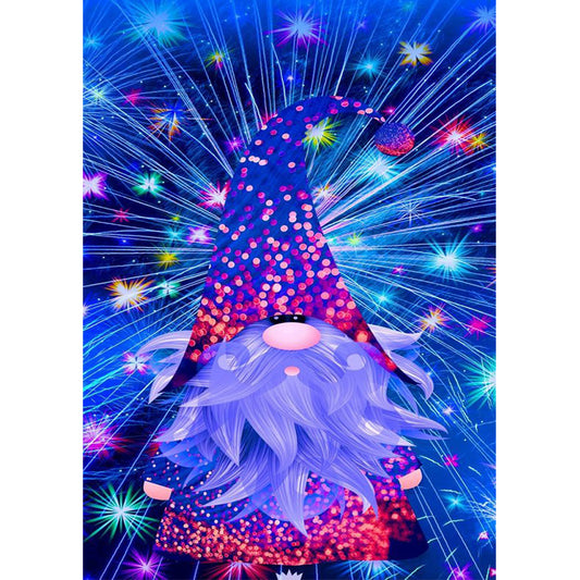 Bright Fireworks Goblin - Full Round Drill Diamond Painting 30*40CM