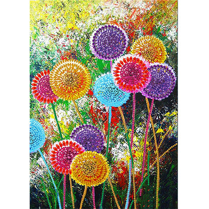 Dandelion - Special Shaped Drill Diamond Painting 30*40CM