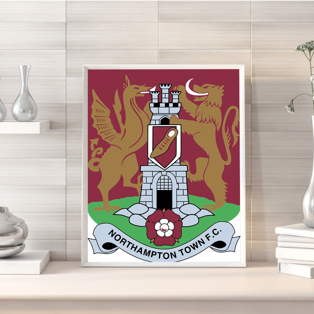 Northampton Football Club - Full Round Drill Diamond Painting 30*40CM