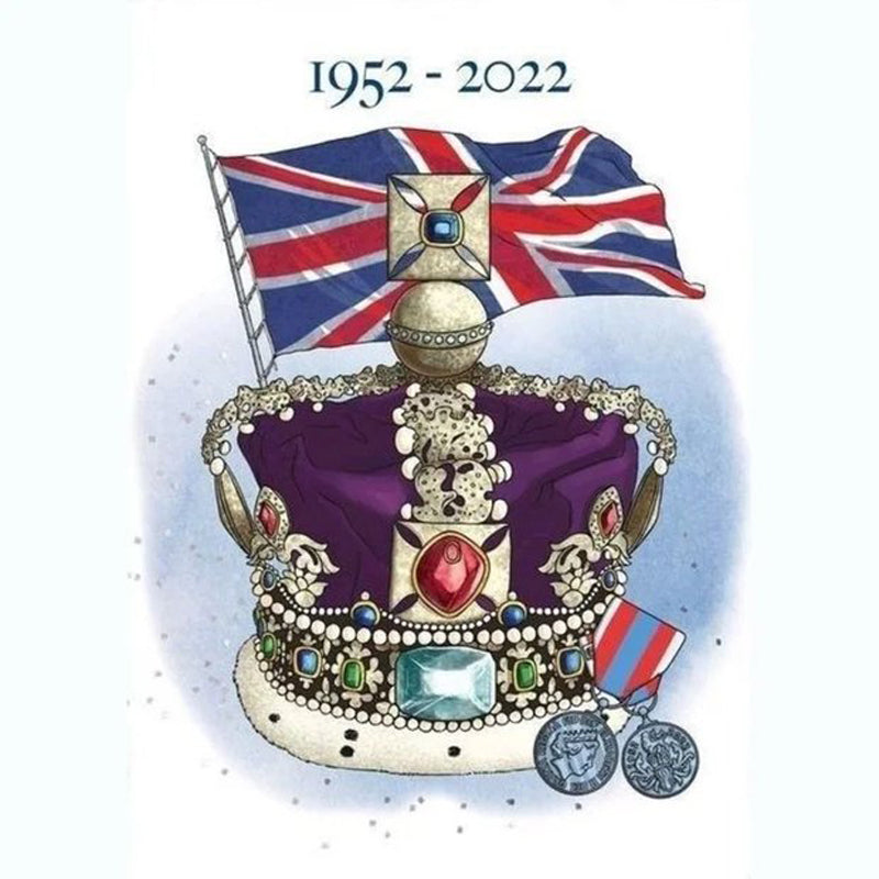 Queen'S Crown 30*40CM(Canvas) Full Round Drill Diamond Painting