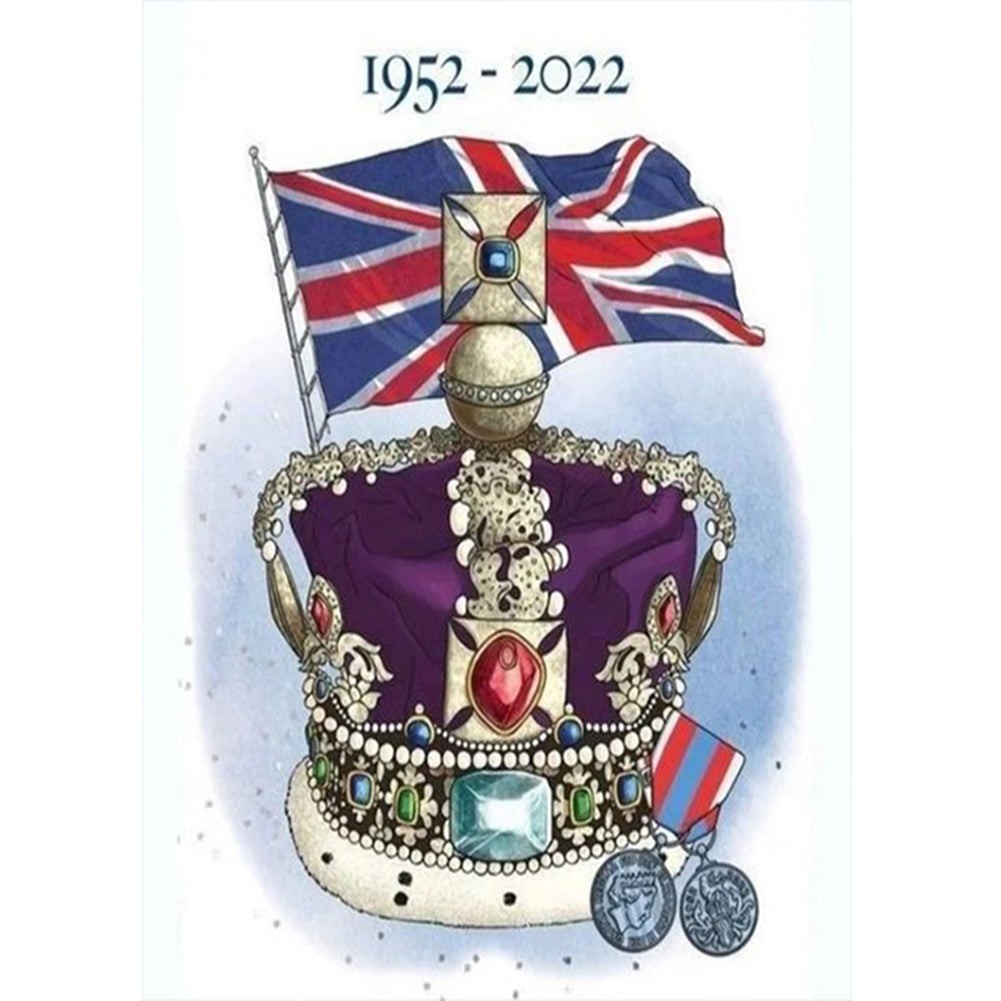 Queen'S Crown - Full Round Drill Diamond Painting 30*40CM