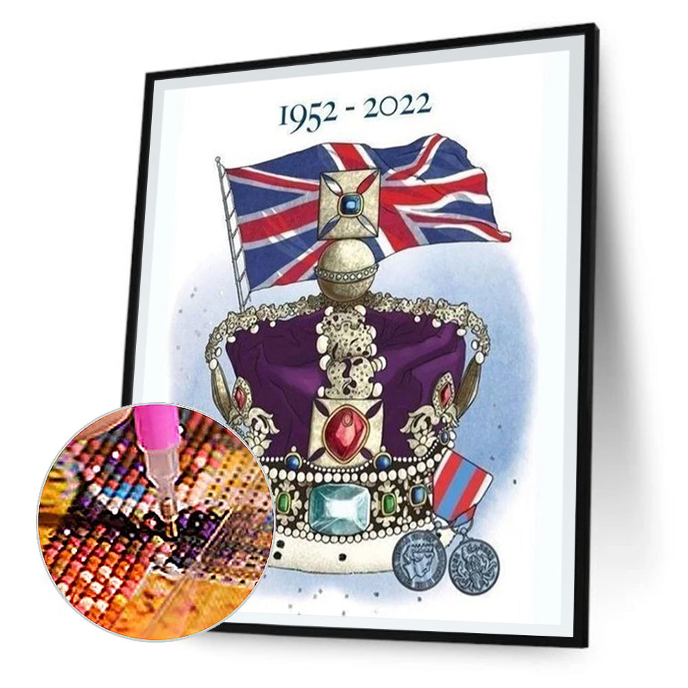 Queen'S Crown - Full Round Drill Diamond Painting 30*40CM