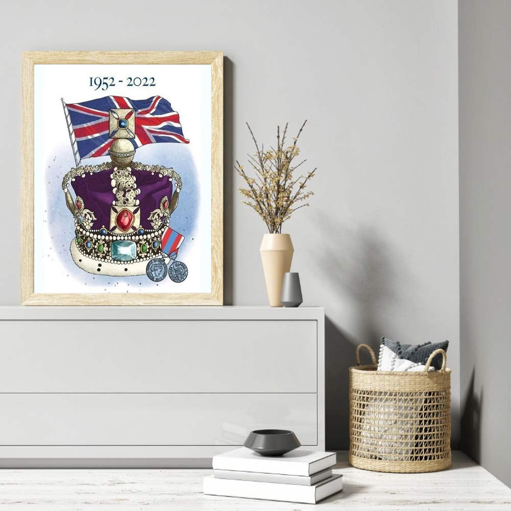 Queen'S Crown - Full Round Drill Diamond Painting 30*40CM