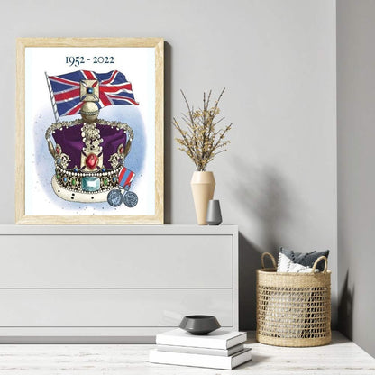 Queen'S Crown - Full Round Drill Diamond Painting 30*40CM