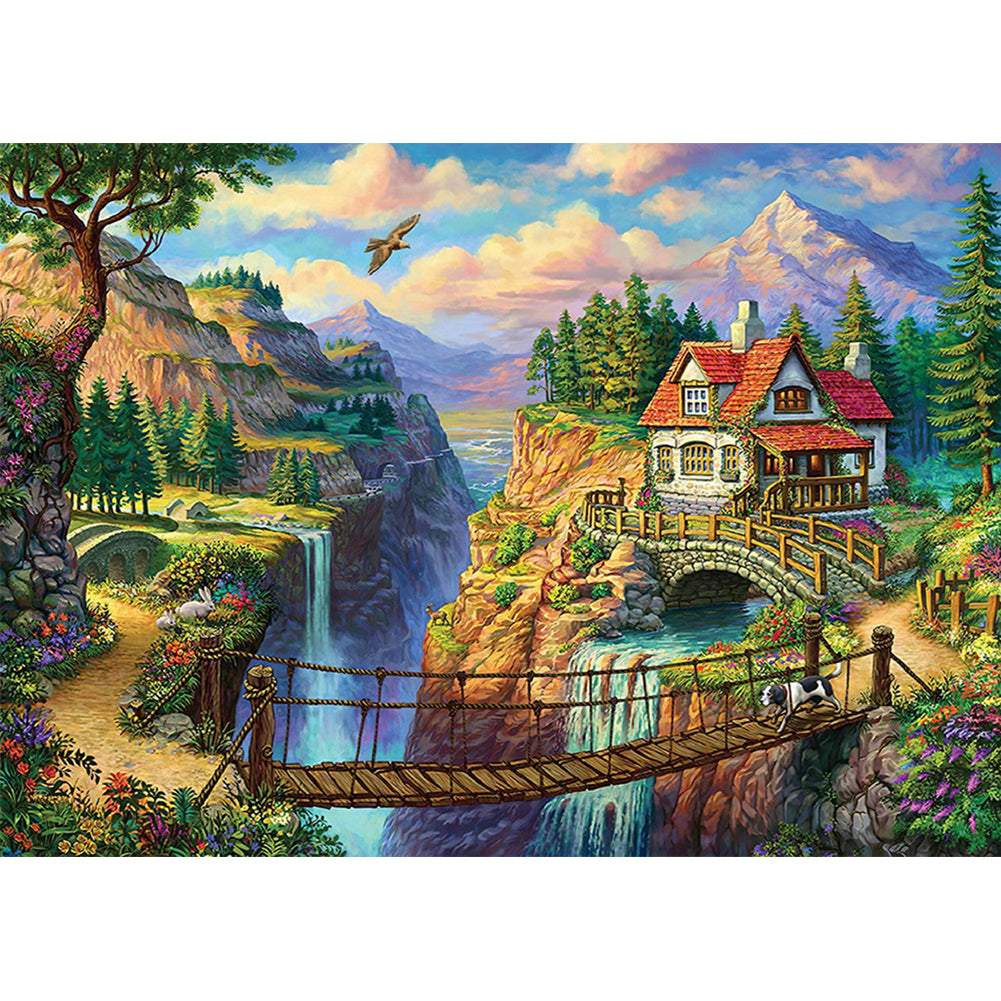 Lodge - Full Square Drill Diamond Painting 50*40CM