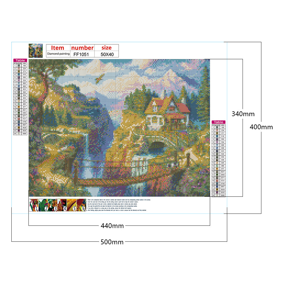 Lodge - Full Square Drill Diamond Painting 50*40CM
