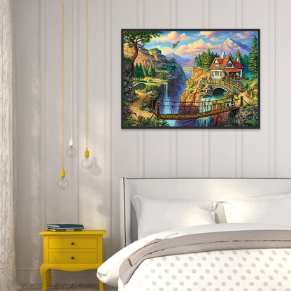 Lodge - Full Square Drill Diamond Painting 50*40CM
