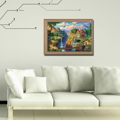 Lodge - Full Square Drill Diamond Painting 50*40CM