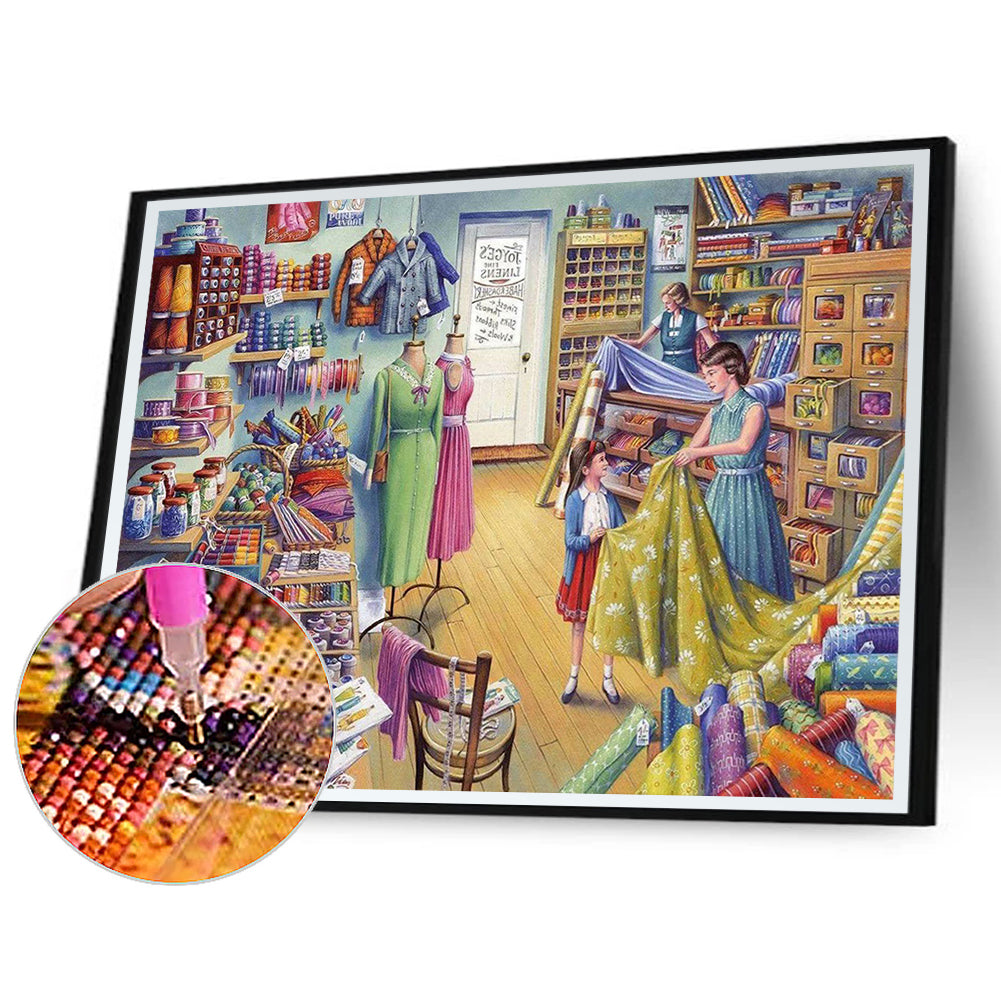 Tailor Shop - Full Square Drill Diamond Painting 50*40CM