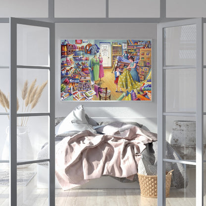 Tailor Shop - Full Square Drill Diamond Painting 50*40CM