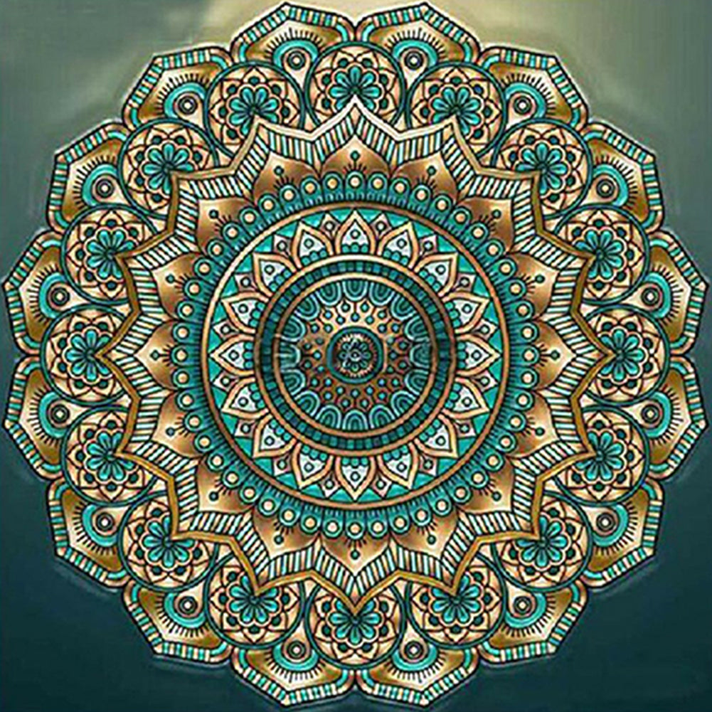 Mandala - Full Square Drill Diamond Painting 30*30CM