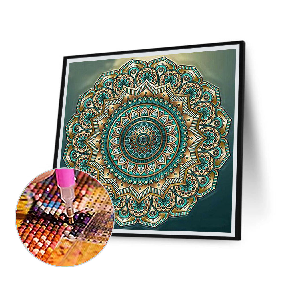 Mandala - Full Square Drill Diamond Painting 30*30CM