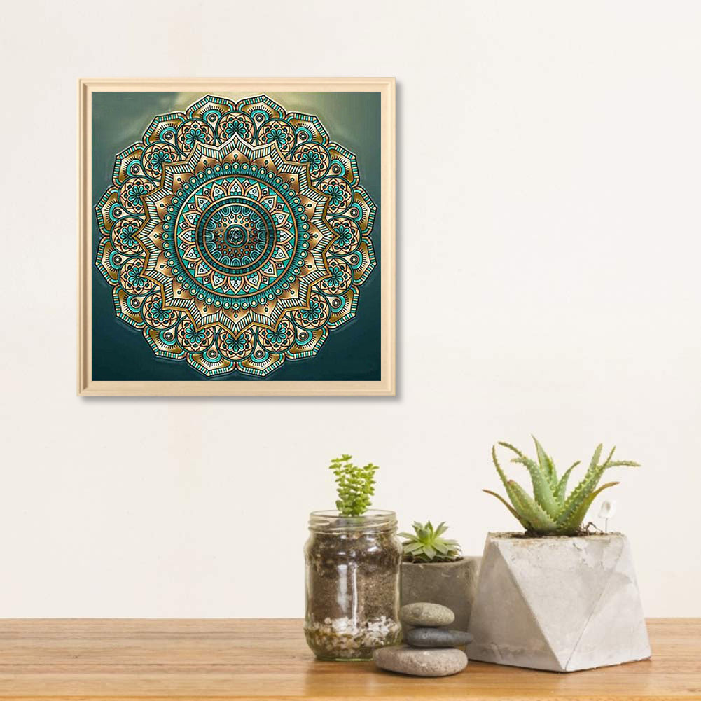 Mandala - Full Square Drill Diamond Painting 30*30CM