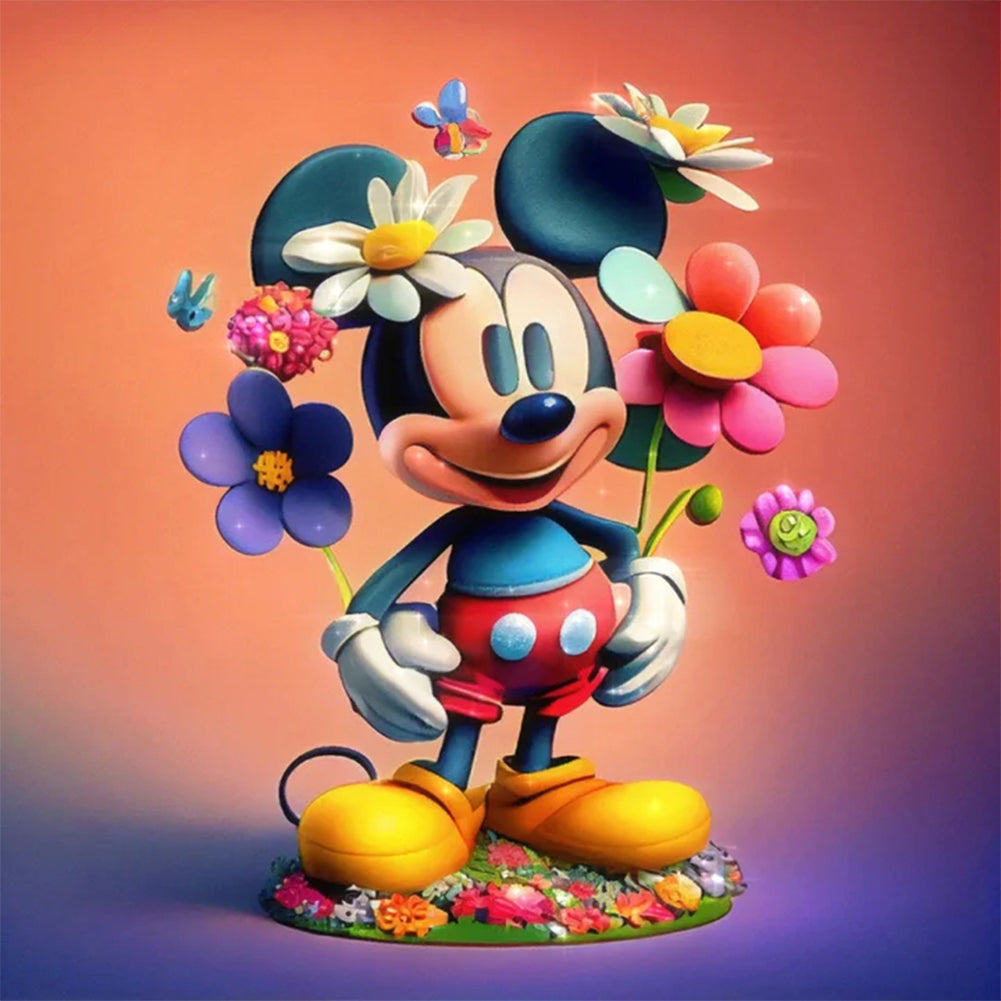 Disney Mickey - Full Round Drill Diamond Painting 40*40CM