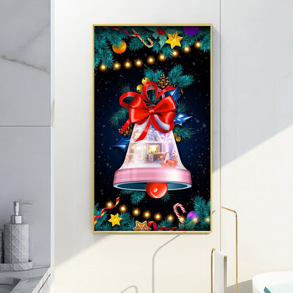 Christmas Bells 40*70CM(Canvas) Full Round Drill Diamond Painting