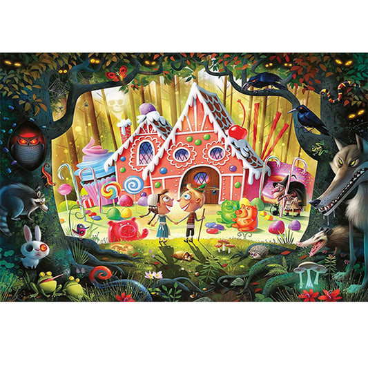 Alice In Wonderland Candy House - Full Round Drill Diamond Painting 45*30CM