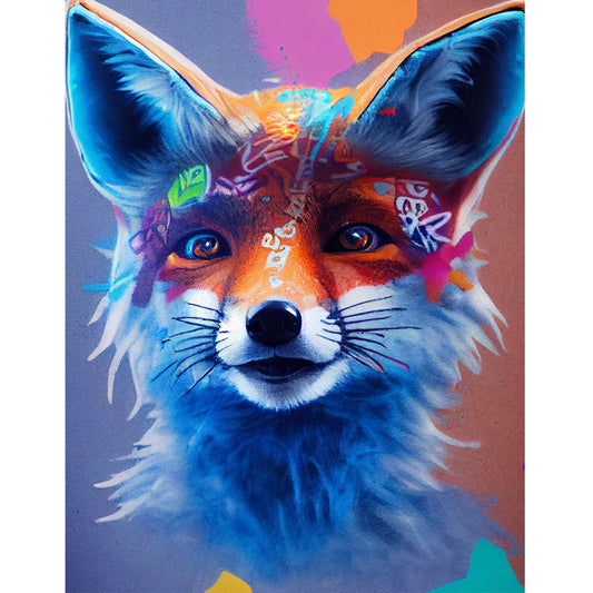 Fox - Full Round Drill Diamond Painting 30*40CM