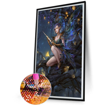 Winged Goddess - Full Round Drill Diamond Painting 40*60CM