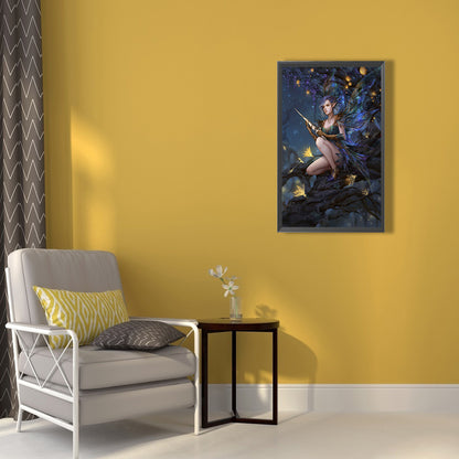 Winged Goddess - Full Round Drill Diamond Painting 40*60CM