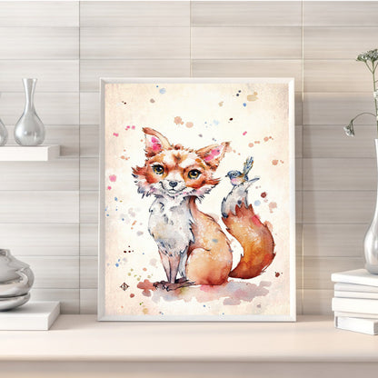 Color Fox - Full Round Drill Diamond Painting 30*40CM