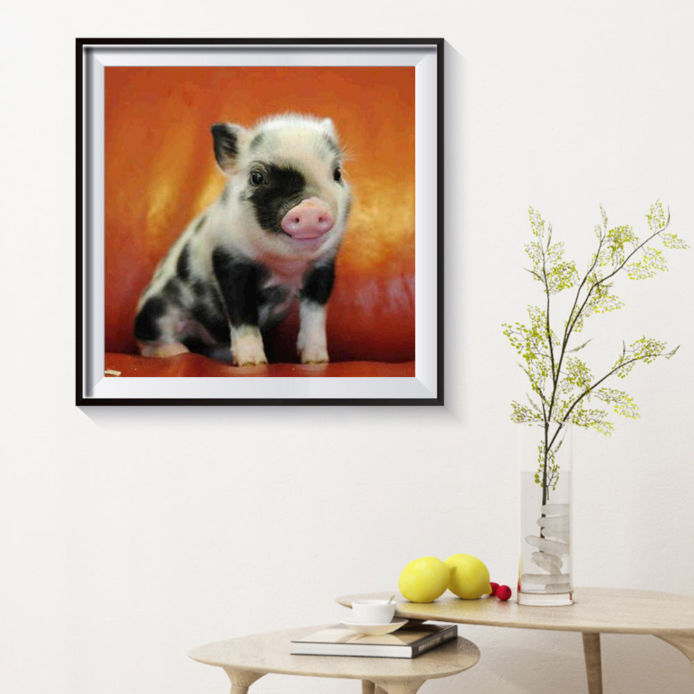 Little Pig - Full Round Drill Diamond Painting 50*50CM
