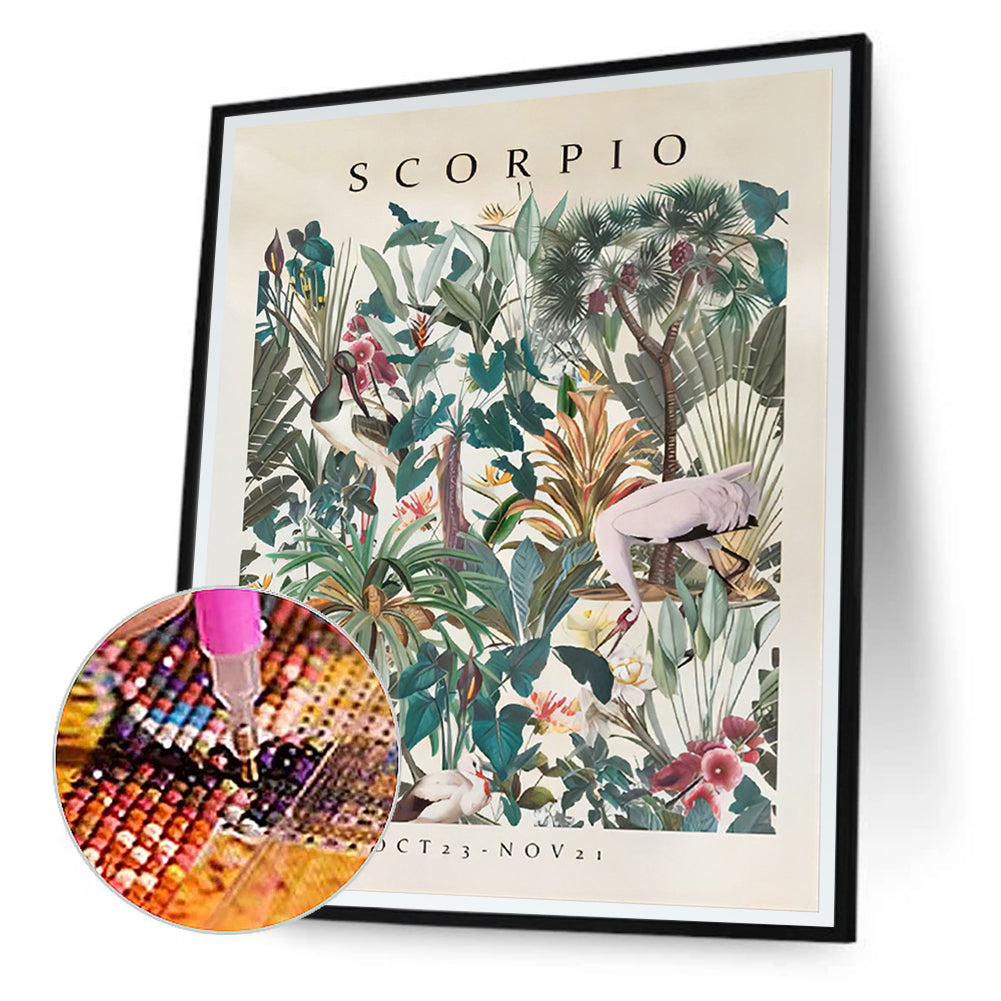 Scorpio - Full Round Drill Diamond Painting 30*40CM
