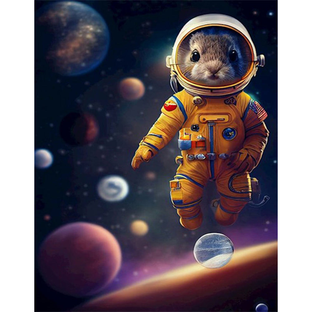 Space Mouse - Full Round Drill Diamond Painting 30*40CM