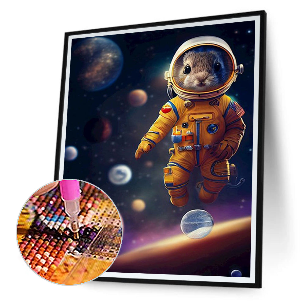 Space Mouse - Full Round Drill Diamond Painting 30*40CM