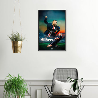Mbappe - Full Round Drill Diamond Painting 30*50CM
