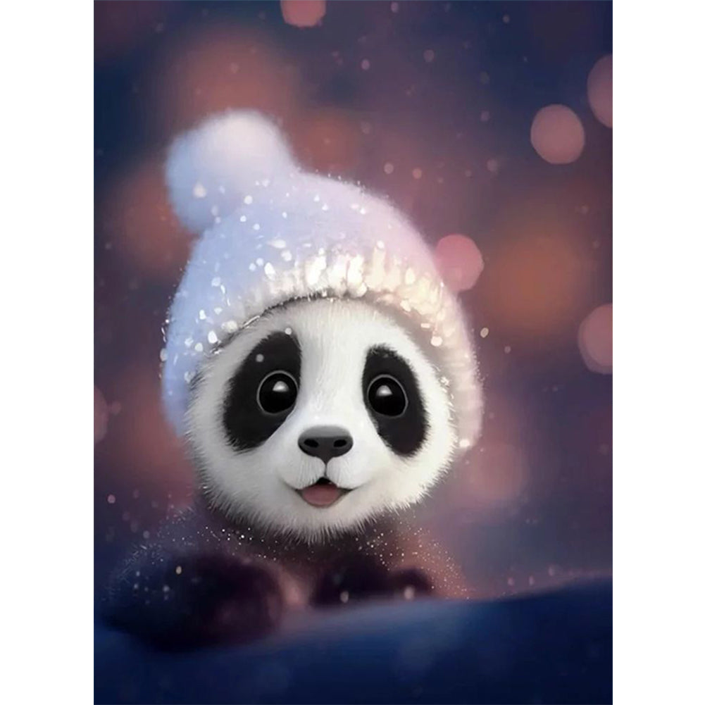 Cute Little Panda - Full Round Drill Diamond Painting 30*40CM