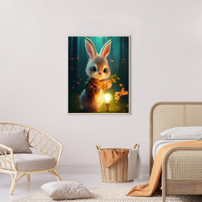 Cute Bunny - Full Round Drill Diamond Painting 30*40CM
