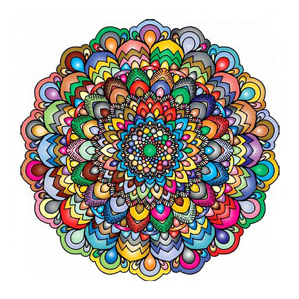 Mandala - Full Square Drill Diamond Painting 30*30CM