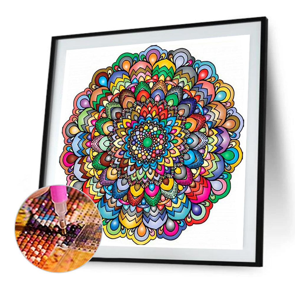 Mandala - Full Square Drill Diamond Painting 30*30CM