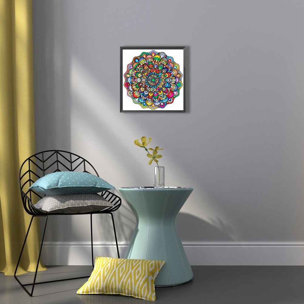 Mandala - Full Square Drill Diamond Painting 30*30CM